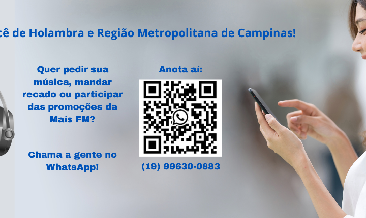 MAIS FM WHATSAPP HOLAMBRA