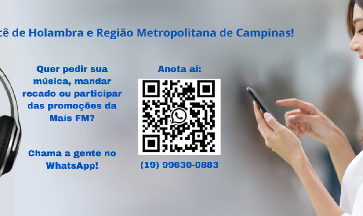 MAIS FM WHATSAPP HOLAMBRA