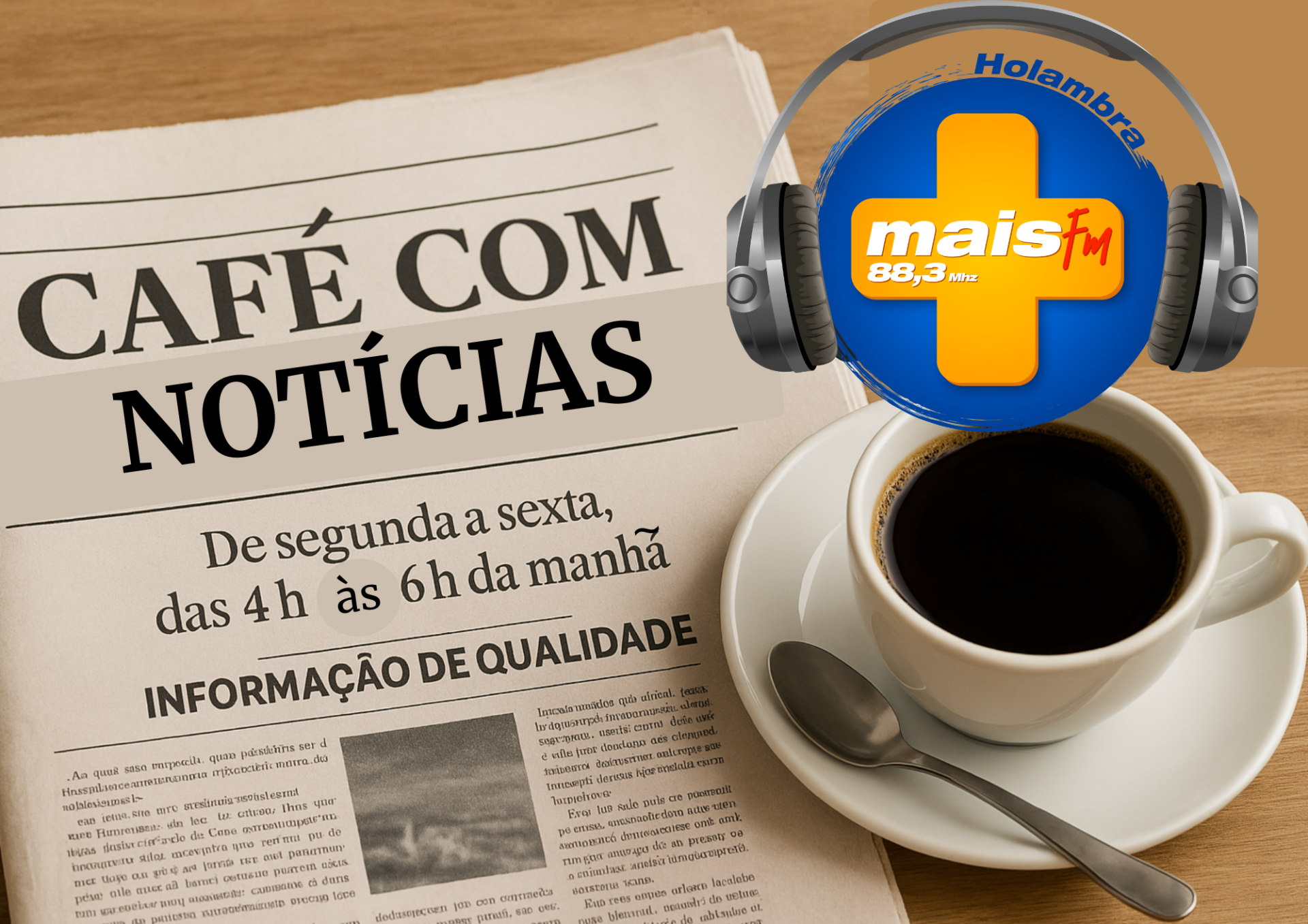 CAFÉ COM NOTÍCIAS - HOLAMBRA