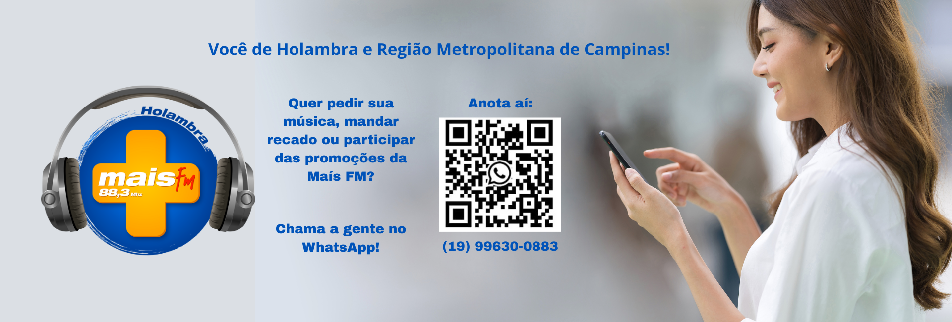 MAIS FM WHATSAPP HOLAMBRA